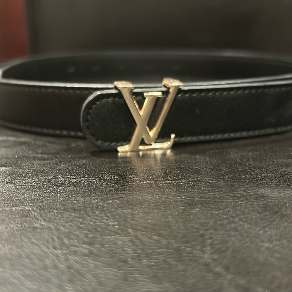 Women’s Black Louis Vuitton Belt